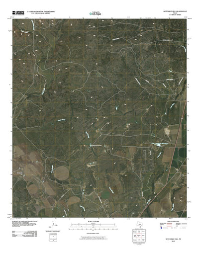 United States Geological Survey Sevenmile Hill, TX (2010, 24000-Scale) digital map