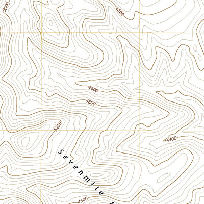 United States Geological Survey Sevenmile Mountains, AZ (2021, 24000-Scale) digital map