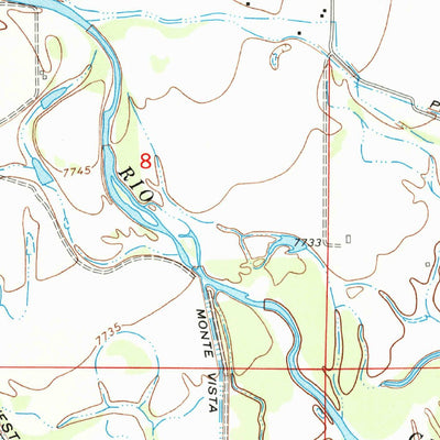 United States Geological Survey Sevenmile Plaza, CO (1964, 24000-Scale) digital map