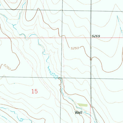 United States Geological Survey Sevenmile Ranch, CO (1979, 24000-Scale) digital map