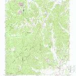 United States Geological Survey Seventeen Creek, TN (1950, 24000-Scale) digital map