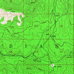 United States Geological Survey Seventeenmile Mountain, WA (1953, 62500-Scale) digital map