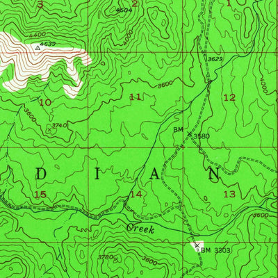 United States Geological Survey Seventeenmile Mountain, WA (1953, 62500-Scale) digital map