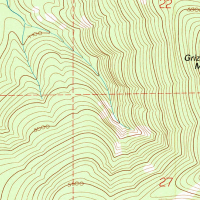 United States Geological Survey Seventeenmile Mountain, WA (1989, 24000-Scale) digital map