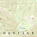 United States Geological Survey Seventeenmile Mountain, WA (1992, 24000-Scale) digital map