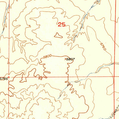 United States Geological Survey Seventy One Reservoir, WY (1952, 24000-Scale) digital map