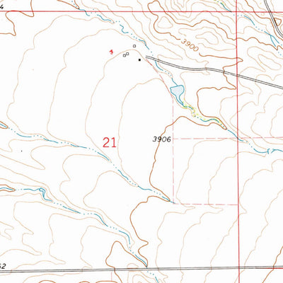 United States Geological Survey Seventytwo Hills, MT (1978, 24000-Scale) digital map