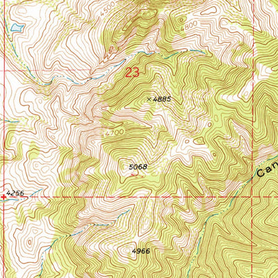 United States Geological Survey Seventytwo Hills, MT (1978, 24000-Scale) digital map