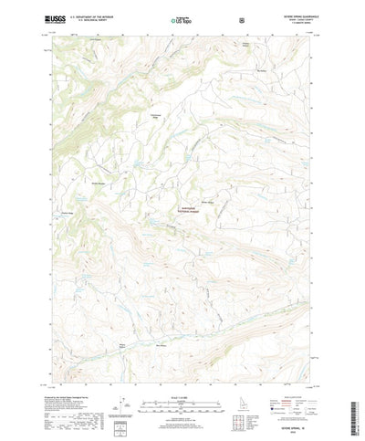 United States Geological Survey Severe Spring, ID (2020, 24000-Scale) digital map