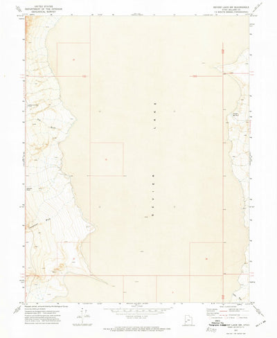 United States Geological Survey Sevier Lake SW, UT (1972, 24000-Scale) digital map