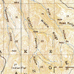 United States Geological Survey Sevier, UT (1932, 62500-Scale) digital map