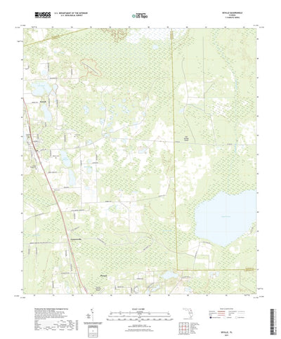 United States Geological Survey Seville, FL (2021, 24000-Scale) digital map