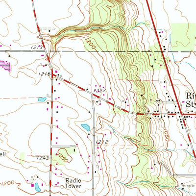 United States Geological Survey Seville, OH (1961, 24000-Scale) digital map