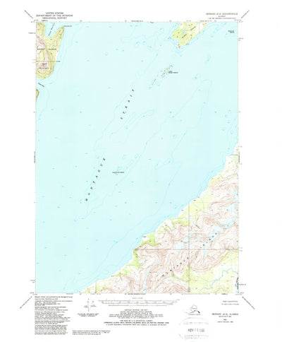 United States Geological Survey Seward A-2, AK (1951, 63360-Scale) digital map