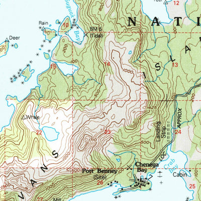 United States Geological Survey Seward A-3, AK (2000, 63360-Scale) digital map