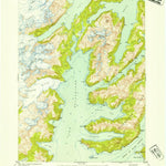 United States Geological Survey Seward A-4, AK (1952, 63360-Scale) digital map