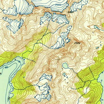 United States Geological Survey Seward A-4, AK (1952, 63360-Scale) digital map