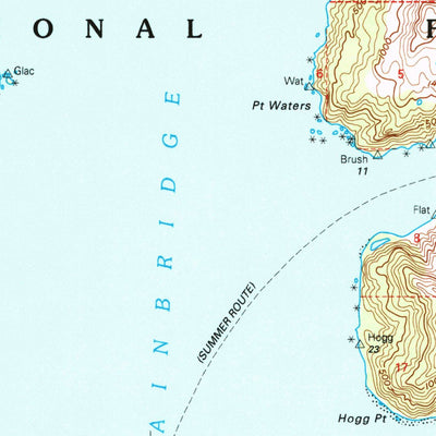 United States Geological Survey Seward A-4, AK (2000, 63360-Scale) digital map