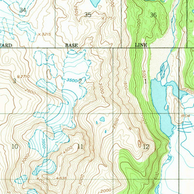 United States Geological Survey Seward A-6, AK (1950, 63360-Scale) digital map
