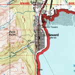 United States Geological Survey Seward A-7, AK (1997, 63360-Scale) digital map