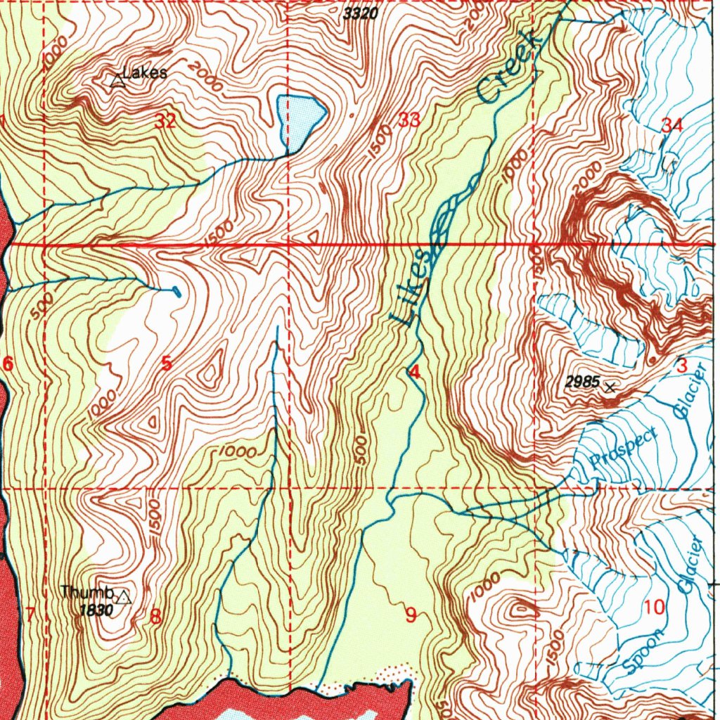 Seward A-7, AK (1997, 63360-Scale) Map by United States Geological ...