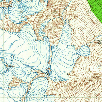 United States Geological Survey Seward A-8, AK (1950, 63360-Scale) digital map
