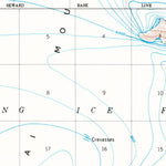 United States Geological Survey Seward A-8, AK (1951, 63360-Scale) digital map