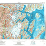 United States Geological Survey Seward, AK (1953, 250000-Scale) digital map