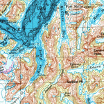 United States Geological Survey Seward, AK (1953, 250000-Scale) digital map