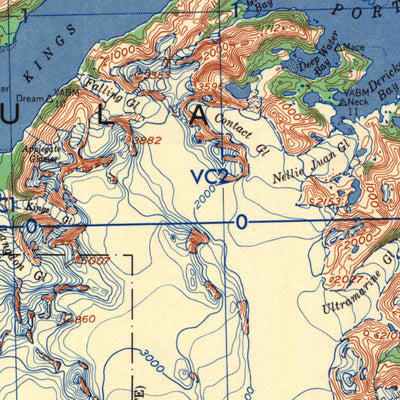 United States Geological Survey Seward, AK (1959, 250000-Scale) digital map