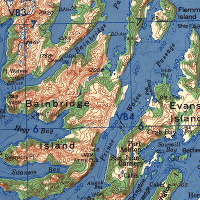 United States Geological Survey Seward, AK (1959, 250000-Scale) digital map