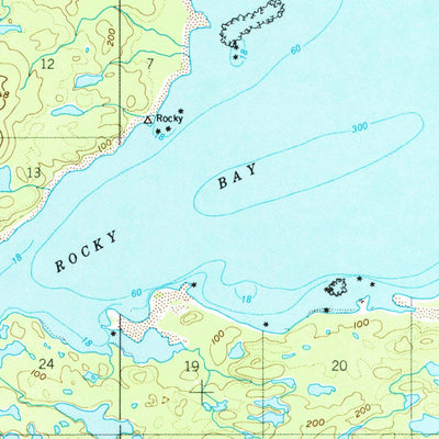 United States Geological Survey Seward B-1, AK (1951, 63360-Scale) digital map