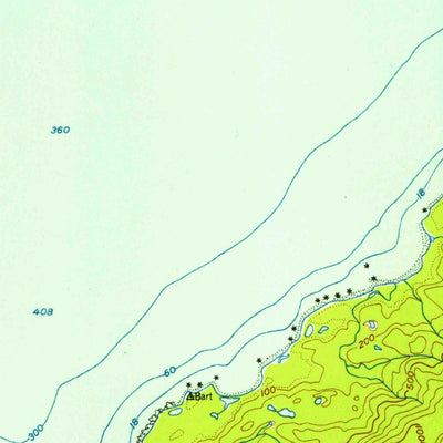 United States Geological Survey Seward B-1, AK (1952, 63360-Scale) digital map