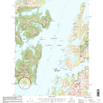 United States Geological Survey Seward B-3, AK (2000, 63360-Scale) digital map