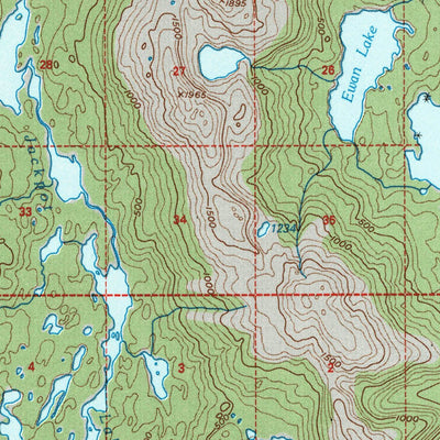 United States Geological Survey Seward B-4, AK (1994, 63360-Scale) digital map
