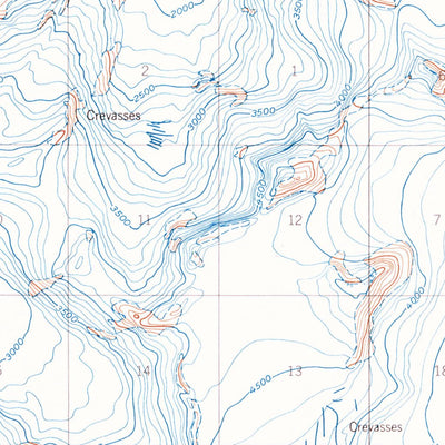 United States Geological Survey Seward B-5, AK (1951, 63360-Scale) digital map