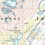 United States Geological Survey Seward B-6, AK (1995, 63360-Scale) digital map
