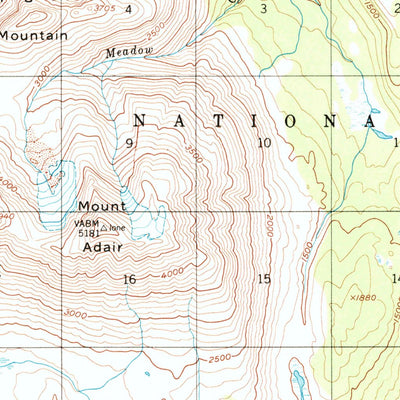 United States Geological Survey Seward B-7, AK (1951, 63360-Scale) digital map