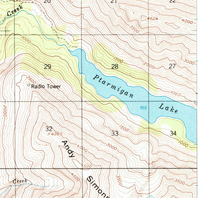 United States Geological Survey Seward B-7, AK (1951, 63360-Scale) digital map