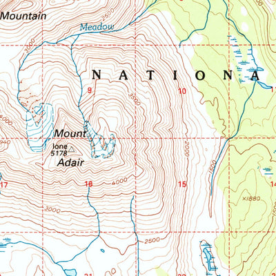 United States Geological Survey Seward B-7, AK (1994, 63360-Scale) digital map