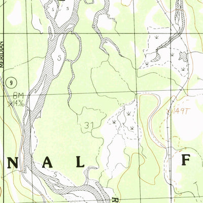 United States Geological Survey Seward B-7 SE, AK (1983, 25000-Scale) digital map