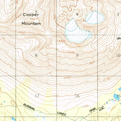 United States Geological Survey Seward B-8, AK (1951, 63360-Scale) digital map