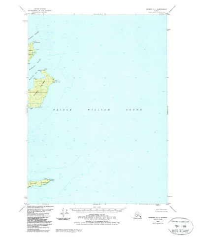 United States Geological Survey Seward C-1, AK (1951, 63360-Scale) digital map