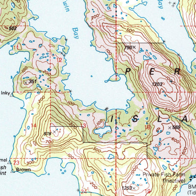 United States Geological Survey Seward C-3, AK (1995, 63360-Scale) digital map