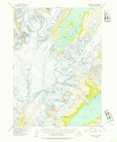 United States Geological Survey Seward C-5, AK (1952, 63360-Scale) digital map