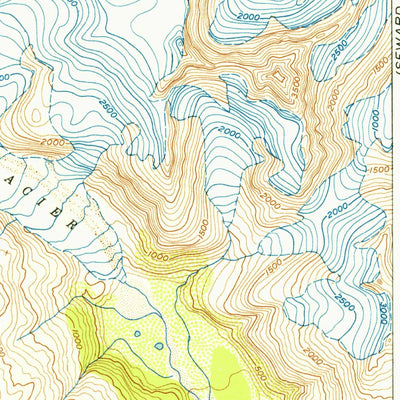 United States Geological Survey Seward C-5, AK (1952, 63360-Scale) digital map