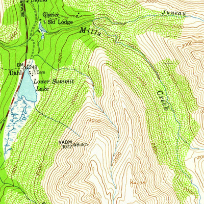 United States Geological Survey Seward C-7, AK (1953, 63360-Scale) digital map