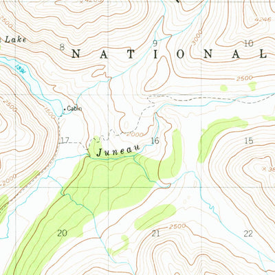 United States Geological Survey Seward C-8, AK (1951, 63360-Scale) digital map