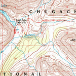 United States Geological Survey Seward C-8, AK (1996, 63360-Scale) digital map
