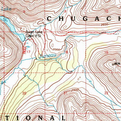 United States Geological Survey Seward C-8, AK (1996, 63360-Scale) digital map